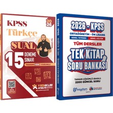 Yediiklim Yayınları 2026 Kpss Atölye Serisi Türkçe Sual Çözümlü 15 Deneme Sınavı - Ortaöğretim Ön Lisans Tek Kitap Soru