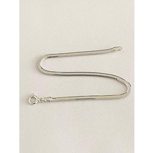 Siset Gümüş 925  Ayar  Sertifikalı  2,5 mm Rodyum  Kaplama Erkek Gümüş Bileklik