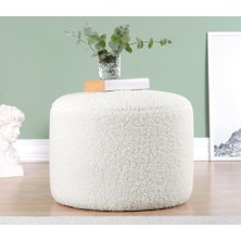 Lorence Home Skylee Kürk Puf - Pamuk