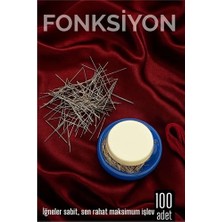 Belle Fusion Bfs 100'LÜ Süngerli Yuvarlak Kutulu Dikiş Iğnesi – Pratik Saklama ve Kolay Kullanım