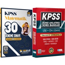 Yediiklim Yayınları 2026 Kpss Atölye Serisi Matematik 30 Deneme Sınavı - Lise Önlisans Konu Ant. Soru