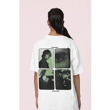 Sevbano Justin Bieber Sırt Baskılı Unisex Oversize Şarkıcı Tişört