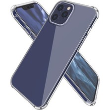 SHC4200 Iphone 12 6.7 Anti-Drop Silikon Kılıf Shockproof Şeffaf KILIF-(5775)