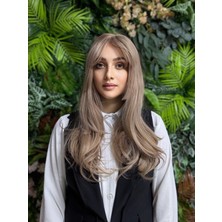 Aura Peruk Muhteşem Röfleli Düz Perçemli Orta Boy Eva Modelimiz