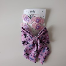 Masal Gurumi Kurumi Karakterli Kız Çocuk Toka Seti