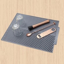 Mey İthalat Büyük Bulaşık Kurutma Matı,silikon Bulaşık Kurutma Matı Çok Amaçlı Tezgah Üstü Mat