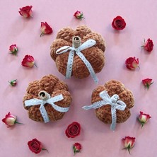 Bay 3D Dekoratif Örgü Bal Kabağı Seti 3'lü Takım