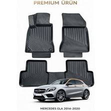 Black Gold Mercedes Gla 2014-2020 Uyumlu 3D Oto Paspas Premium