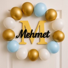 Harf ve Isim Temalı Yenidoğan - Bebek Kapı Süsü , Duvar Panosu