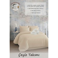 Moon Secret %100 Saten Premium Nevresim ve Havlu Seti 12 Farklı Renk Seçeneği 4 Parça Set 1