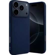 LTG Nova Apple Iphone 17 Pro Max Nano Içi Kadife Silikon - Lacivert
