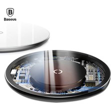 SHC4200 Simple Kristal 10W Qi Wireless Kablosuz Hızlı ŞARJ-(5775)