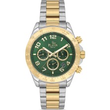 Platin Pierre HDS-PL-1226GA-D10 Çelik Kordon Fonksiyonları Aktif Erkek Kol Saati