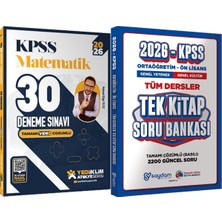 Yediiklim Yayınları 2026 Kpss Atölye Serisi Matematik 30 Deneme Sınavı - Ortaöğretim Ön Lisans Tek Kitap Soru