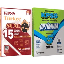Yediiklim Yayınları 2026 Kpss Atölye Serisi Türkçe Sual Çözümlü 15 Deneme Sınavı - Lisans Optimum 5 Deneme