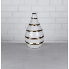 Porselen Tombul Vazo 26CM