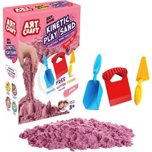 Cotton Soft 03693 Aksesuarlı Pembe Kinetik Oyun Kumu 1000 gr