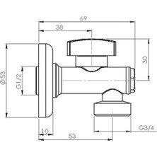 Bocchı Bocchi Filtreli Çamaşır Musluğu Krom 6170-0002