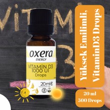 Oxera Energy D3 Vitamin Damla 20 ml - 1000 Iu Saf Form