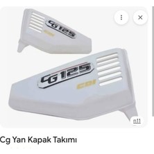 Topuz Motor Cg Yan Kapaktakım Beyaz