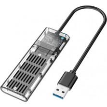 Beta Moda Hub Ally M.2 Sata USB 3.0 Gen1 SSD Harddisk Kutusu  M.2 Ngff- JMS578 KAPAKLI-(5775)