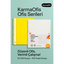KarmaOfis Ofis Serileri – Premium Dosyalama Seti Sarı