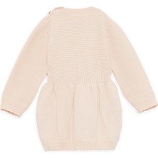 Layette BG Store Kız Bebek Ekru Elbise