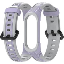 Nilavia Mijobs Xiaomi Mi Band 5-4 Çift Renk Kayış KORDON-(5775) - AL002A-61BTB1