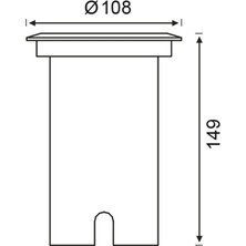 JUPITER LG988-S 7W LED Spot Sıva Altı IP65 3300K