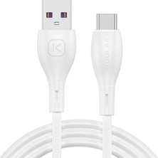 Nilavia Kuulaa Liquid Silicone USB Type C Qc3.0 Hızlı Şarj Kablosu 1METRE-(5775) - AL002A-61AEJ3