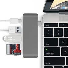 Nilavia Ally 5 In1 Usb-C Hub 3.0 Type-C Şarj Kart Reader Type-C Bütün Cihazlar Için-(5 - AL002A-61BGF