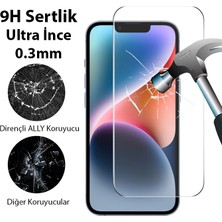 Nilavia Ally iPhone 15 Plus Full Hd Tempered Kırılmaz Cam Ekran KORUYUCU-(5775) - AL002A-61CDU5