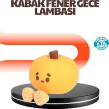 Epilons Dekoratif Pumpkin Gece Lambası Şarjlı Dokunmatik Led Işık