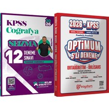 Yediiklim Yayınları 2026 Kpss Atölye Serisi Coğrafya Seizma 12 Deneme - Optimum 5 Deneme