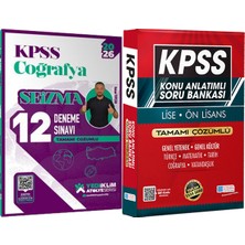 Yediiklim Yayınları 2026 Kpss Atölye Serisi Coğrafya Seizma 12 Deneme - Lise Önlisans Konu Ant. Soru
