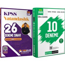 Yediiklim Yayınları 2026 Kpss Atölye Serisi Vatandaşlık 26 Deneme - 2026 Kpss Ön Lisans Çözümlü 10 Deneme