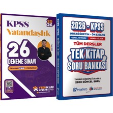 Yediiklim Yayınları 2026 Kpss Atölye Serisi Vatandaşlık 26 Deneme - Ortaöğretim Ön Lisans Tek Kitap Soru