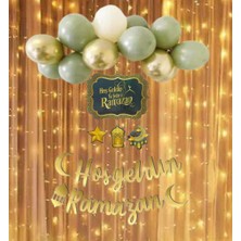 Mini Parti Mini Party Store Hoşgeldin Ramazan Yazılı LED Işıklı Süsleme Seti