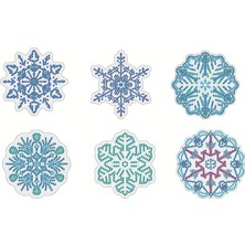 İğne İzi Elmas Boyama Bardak Altlığı Seti – 6 Parça, Plastik  Stant Dahil, Dıy Kendin Yap