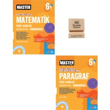 Okyanus Yayınları Okyanus 6. Sınıf Master Matematik ve Paragraf Soru Bankası + Telefon Standı