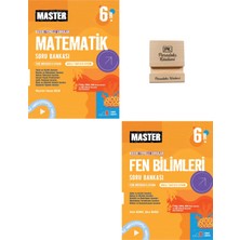 Okyanus Yayınları 6. Sınıf Master Matematik ve Fen Bilimleri Soru Bankası + Telefon Standı