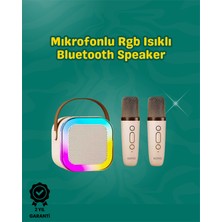 Nilavia Iki Mikrofonlu Renkli LED Işıklı Karaoke Cihazı - AL002A-61UXA3