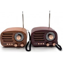 Ahşap Retro Radyo