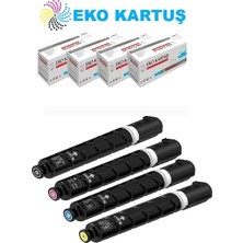 Eko Kartuş Canon C-EXV48 /gpr-52/npg-66  Muadil Toner 4 Renk Set