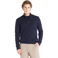 Ted Baker Lacivert Erkek Bato Standart Kazak TBMRKW1065