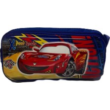 Araba Desenli Erkek Çocuk Kalem Çantası