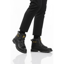 Conteyner Siyah Bağcıklı Kaymaz Taban Erkek Bot 930 M