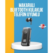 Nilavia Dijital Ekranlı ve Hızlı Şarjlı Bluetooth 5.2 Makaralı Kulaklık - AL002A-61XUF8