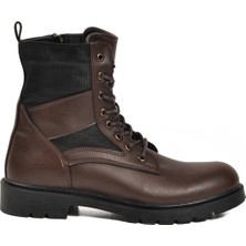 Conteyner Kahve Içi Polarlı Kaymaz Taban Uzun Erkek Bot 756 M