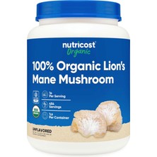 Nutricost Organic Lion's Mane Mushroom Powder 454GR - Certified Usda Organic.